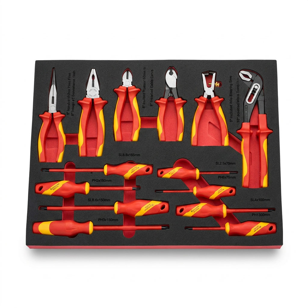 VDE 1000V Insulated EV Tool Set