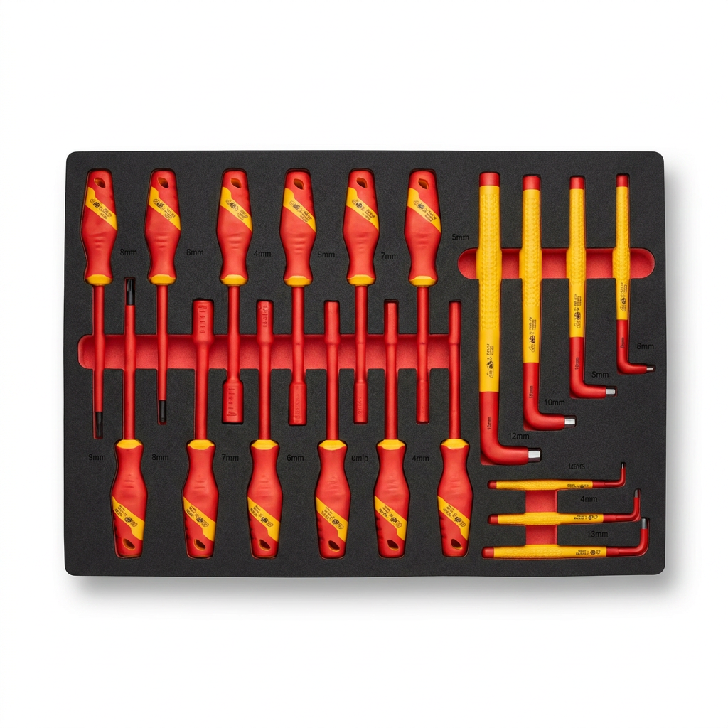 VDE 1000V Insulated EV Tool Set