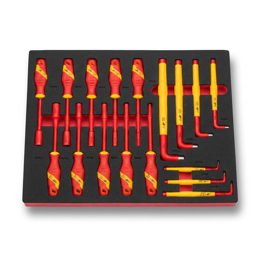VDE 1000V Insulated EV Tool Set